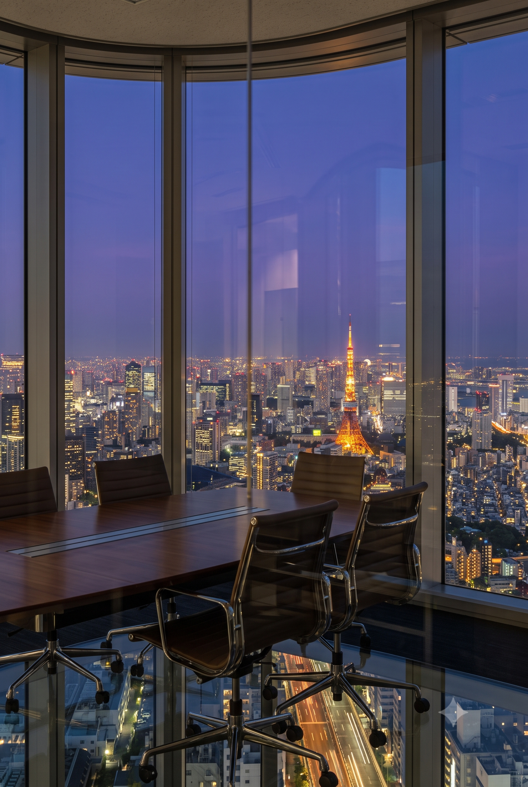 東京オフィス夜景 — Victura Technologies 株式会社の拠点